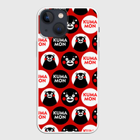 Чехол для iPhone 13 mini с принтом с ывс в Кировске,  |  | for the glory of satan | japanese | kumamon | kumamoto | аниме | игрушка | кумамон | кумамото сапурайдзу | персонаж | талисман | япония