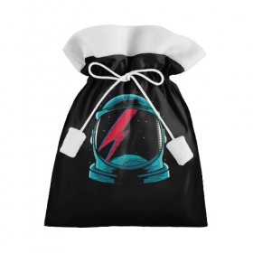 Подарочный 3D мешок с принтом Space Bowie в Кировске, 100% полиэстер | Размер: 29*39 см | david bowie | rock music | дэвид боуи | рок  музыка