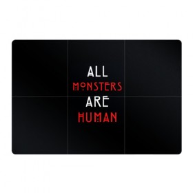 Магнитный плакат 3Х2 с принтом All Monsters Are Human в Кировске, Полимерный материал с магнитным слоем | 6 деталей размером 9*9 см | all | american | are | horror | humans | monstars | series | story | американская | все | история | люди | монстры | сериал | сериалы | ужасов | ужасы