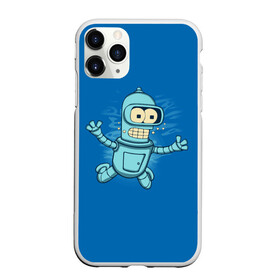 Чехол для iPhone 11 Pro Max матовый с принтом Bender Nevermind в Кировске, Силикон |  | bender | futurama | mult | nevermind | nirvana | simpsons | zoidberg | бендер | зойдберг | мульт | мультик | мультфильм | симпсоны | футурама