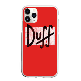 Чехол для iPhone 11 Pro Max матовый с принтом Duff Beer в Кировске, Силикон |  | Тематика изображения на принте: beer | donut | duff | fun | homer | joke | simpson | simpsons | гомер | дафф | пончик | прикол | приколы | симпсон | симпсоны