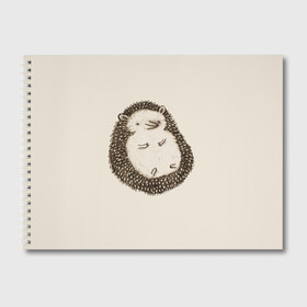 Альбом для рисования с принтом Пузико Ежика в Кировске, 100% бумага
 | матовая бумага, плотность 200 мг. | cute | hedgehog | hedgehogs | ежи | ежик | ежики | живот | животик | иголки | лапки | милый | пузико | пузо | смешной | ушки