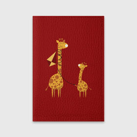 Обложка для паспорта матовая кожа с принтом Жираф и Жирафик в Кировске, натуральная матовая кожа | размер 19,3 х 13,7 см; прозрачные пластиковые крепления | animal | desert | giraffe | long | pattern | skin | tall | высокий | длинная | животное | животные | жираф | жирафы | змей | летучий | пустыня | узор | шея