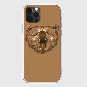 Чехол для iPhone 12 Pro Max с принтом Бурый Медведь в Кировске, Силикон |  | bear | bears | brown | russia | russian | бурый | коричневый | косматый | лапы | медведи | медведь | россия | русский | хвост | хищник