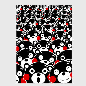 Скетчбук с принтом KUMAMON в Кировске, 100% бумага
 | 48 листов, плотность листов — 100 г/м2, плотность картонной обложки — 250 г/м2. Листы скреплены сверху удобной пружинной спиралью | bear | japanese | kumamon | kumamoto | аниме | игрушка | кумамон | кумамото сапурайдзу | медведь | мишка | персонаж | талисман | япония