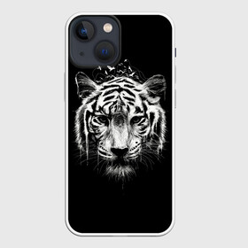 Чехол для iPhone 13 mini с принтом Dark Tiger в Кировске,  |  | africa | creepy | dark | desert | predator | scary | tiger | tigers | африка | жуткий | мрачный | пустыня | страшный | тигр | тигренок | тигрица | тигрицы | тигры | тигрята | хищник