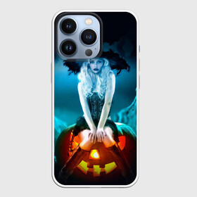 Чехол для iPhone 13 Pro с принтом Ведьма в Кировске,  |  | аниме | ведьма | девушка | зомби | ирландия | кладбище | колдун | кости | кошки | летучие | луна | мертвец | мёртвые | монстры | мыши | ночь | оборотни | пауки | паутина | подарок | праздник | свет | свечи