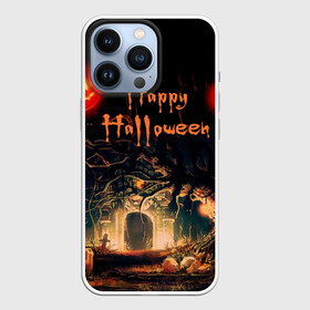 Чехол для iPhone 13 Pro с принтом Halloween в Кировске,  |  | Тематика изображения на принте: аниме | ведьма | девушка | зомби | ирландия | кладбище | колдун | кости | кошки | летучие | луна | мертвец | мёртвые | монстры | мыши | ночь | оборотни | пауки | паутина | подарок | праздник | свет | свечи