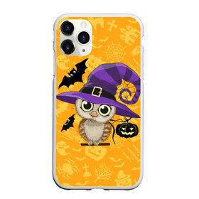 Чехол для iPhone 11 Pro Max матовый с принтом Совушка и хэллоуин в Кировске, Силикон |  | halloween | летучая мышь | подарок на хэллоуин | прикольная сова | сова | сова и хэллоуин | совушка | тыква | тыква на хэллоуин | хэллоуин