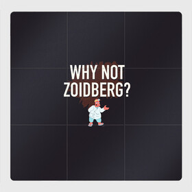 Магнитный плакат 3Х3 с принтом Why not Zoidberg? в Кировске, Полимерный материал с магнитным слоем | 9 деталей размером 9*9 см | Тематика изображения на принте: bender | fry | futurama | planet express | zoidberg | бендер | гипножаба | зойдберг | лила | фрай | футурама