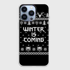 Чехол для iPhone 13 Pro с принтом ВЕДЬМАК НОВОГОДНИЙ в Кировске,  |  | christmas | hunter | snow | the witcher | wild hunt | winter | winter is coming | ведьмак | геральт | дикая охота | зима близко | монстры | новогодний | новый год | охотник | снег | трисс | цири