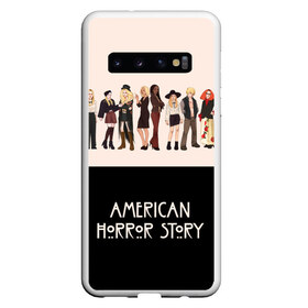 Чехол для Samsung Galaxy S10 с принтом American Horror Story в Кировске, Силикон | Область печати: задняя сторона чехла, без боковых панелей | Тематика изображения на принте: american horror story | coven | американская история ужасов | ведьмы | ковен