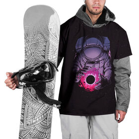 Накидка на куртку 3D с принтом Карманная вселенная в Кировске, 100% полиэстер |  | Тематика изображения на принте: астронавт | вселенная | галактика | звезда | космонавт | космос | свет | скафандр | солнце | стекло | тени | черная дыра