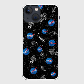 Чехол для iPhone 13 mini с принтом NASA в Кировске,  |  | galaxy | nasa | space | space company | star | астрономия | галактика | звезды | космическая компания | космос | наса