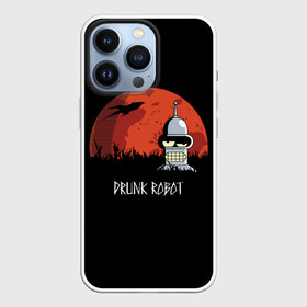 Чехол для iPhone 13 Pro с принтом Drunk Robot в Кировске,  |  | all | bender | doctor | futurama | humans | kill | mult | robot | simpsons | space | trust | zoidberg | бендер | зойдберг | космос | мульт | мультик | мультфильм | робот | симпсоны | футурама
