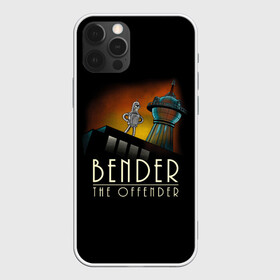 Чехол для iPhone 12 Pro с принтом Bender The Offender в Кировске, силикон | область печати: задняя сторона чехла, без боковых панелей | all | bender | doctor | futurama | humans | kill | mult | robot | simpsons | space | trust | zoidberg | бендер | зойдберг | космос | мульт | мультик | мультфильм | робот | симпсоны | футурама