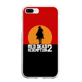 Чехол для iPhone 7Plus/8 Plus матовый с принтом Red Dead Redemption 2 в Кировске, Силикон | Область печати: задняя сторона чехла, без боковых панелей | game | rdr2 | red dead redemption 2 | rockstar studios | игры