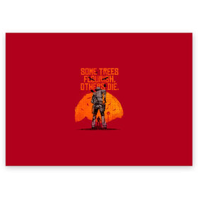 Поздравительная открытка с принтом Red Dead Redemption 2 в Кировске, 100% бумага | плотность бумаги 280 г/м2, матовая, на обратной стороне линовка и место для марки
 | dead | gamer | john | marston | rdr | red | redemption | rockstar | shooter | western | вестерн | джон | марстон | шутер