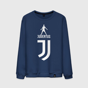 Мужской свитшот хлопок с принтом Ronaldo - Juventus в Кировске, 100% хлопок |  | champion | cr7 | cristiano | game | goal | italy | juventus | madrid | real | ronaldo | spain | team | буффон | гол | дибала | золотой мяч | игрок | испания | италия | криштиану | мадрид | португалия | реал | роналду | спорт | тренер | футбол | 