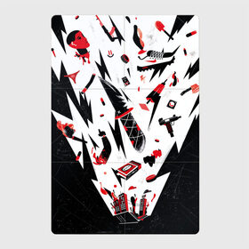 Магнитный плакат 2Х3 с принтом Кровосток в Кировске, Полимерный материал с магнитным слоем | 6 деталей размером 9*9 см | кровосток | кровосток ногти | кровосток студень | кровосток шило | шило