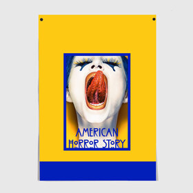 Постер с принтом American Horror Story в Кировске, 100% бумага
 | бумага, плотность 150 мг. Матовая, но за счет высокого коэффициента гладкости имеет небольшой блеск и дает на свету блики, но в отличии от глянцевой бумаги не покрыта лаком | 