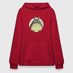 Худи SuperOversize хлопок с принтом Totoro в Кировске, 70% хлопок, 30% полиэстер, мягкий начес внутри | карман-кенгуру, эластичная резинка на манжетах и по нижней кромке, двухслойный капюшон
 | forest | friend | ghibli | japan | keeper | nature | neigbor | neighbour | totoro | анимация | аниме | гибли | дерево | друг | животные | лес | любовь | милый | мир | миядзаки | мульт | мультфильм | природа | сосед | тоторо | хранитель