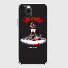 Чехол для iPhone 12 Pro Max с принтом Мухамед Али в Кировске, Силикон |  | Тематика изображения на принте: boxing | muhammad ali | sport | бокс | боксер | легенда | мухамед али | спорт