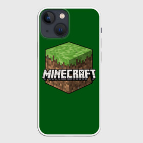 Чехол для iPhone 13 mini с принтом Minecraft в Кировске,  |  | Тематика изображения на принте: craft | creeper | enderman | mine | minecraft | miner | online | skeleton | sword | tnt | world | zombie | динамит | зомби | игра | игры | кирка | крипер | майнер | майнкрафт | меч | мир | онлайн | скелетон