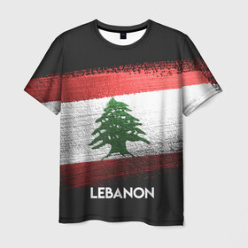 Мужская футболка 3D с принтом LEBANON(Ливан) в Кировске, 100% полиэфир | прямой крой, круглый вырез горловины, длина до линии бедер | lebanon | urban | город | ливан | мир | путешествие | символика | страны | флаг