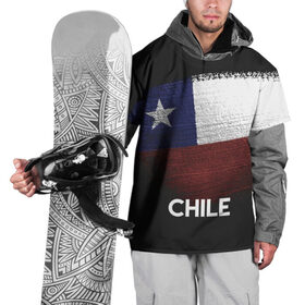 Накидка на куртку 3D с принтом Chile(Чили) в Кировске, 100% полиэстер |  | chile | urban | город | мир | путешествие | символика | страны | флаг | чили