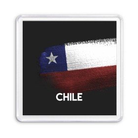 Магнит 55*55 с принтом Chile(Чили) в Кировске, Пластик | Размер: 65*65 мм; Размер печати: 55*55 мм | chile | urban | город | мир | путешествие | символика | страны | флаг | чили