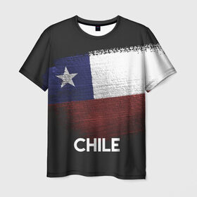 Мужская футболка 3D с принтом Chile(Чили) в Кировске, 100% полиэфир | прямой крой, круглый вырез горловины, длина до линии бедер | Тематика изображения на принте: chile | urban | город | мир | путешествие | символика | страны | флаг | чили