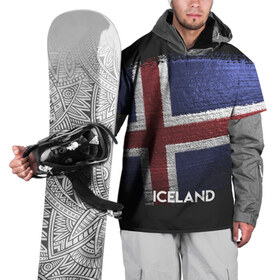 Накидка на куртку 3D с принтом Iceland(Исландия) в Кировске, 100% полиэстер |  | iceland | urban | город | мир | путешествие | символика | страны | флаг