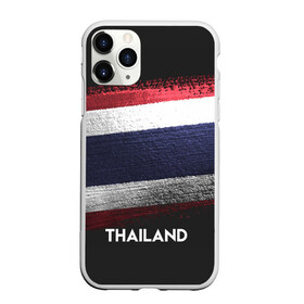 Чехол для iPhone 11 Pro Max матовый с принтом Тайланд(Thailand) в Кировске, Силикон |  | thailand | urban | город | мир | путешествие | символика | страны | таиланд | флаг