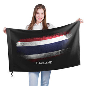 Флаг 3D с принтом Тайланд(Thailand) в Кировске, 100% полиэстер | плотность ткани — 95 г/м2, размер — 67 х 109 см. Принт наносится с одной стороны | thailand | urban | город | мир | путешествие | символика | страны | таиланд | флаг