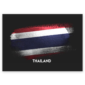 Поздравительная открытка с принтом Тайланд(Thailand) в Кировске, 100% бумага | плотность бумаги 280 г/м2, матовая, на обратной стороне линовка и место для марки
 | Тематика изображения на принте: thailand | urban | город | мир | путешествие | символика | страны | таиланд | флаг