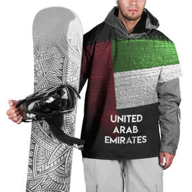 Накидка на куртку 3D с принтом Арабские Эмираты в Кировске, 100% полиэстер |  | Тематика изображения на принте: urban | город | мир | путешествие | символика | страны | флаг