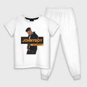 Детская пижама хлопок с принтом Johnyboy в Кировске, 100% хлопок |  брюки и футболка прямого кроя, без карманов, на брюках мягкая резинка на поясе и по низу штанин
 | johnyboy | джонибой | джонни бой