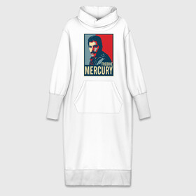 Платье удлиненное хлопок с принтом Freddie Mercury в Кировске,  |  | freddie mercury | queen | фредди меркьюри