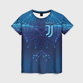Женская футболка 3D с принтом Juventus Lifestyle в Кировске, 100% полиэфир ( синтетическое хлопкоподобное полотно) | прямой крой, круглый вырез горловины, длина до линии бедер | club | football | juventus | белый | италия | клуб | форма | черный | ювентус