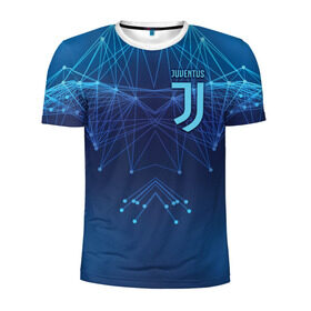 Мужская футболка 3D спортивная с принтом Juventus Lifestyle в Кировске, 100% полиэстер с улучшенными характеристиками | приталенный силуэт, круглая горловина, широкие плечи, сужается к линии бедра | club | football | juventus | белый | италия | клуб | форма | черный | ювентус