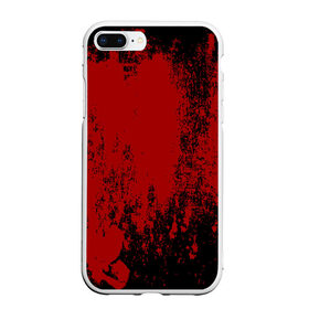 Чехол для iPhone 7Plus/8 Plus матовый с принтом Red blood в Кировске, Силикон | Область печати: задняя сторона чехла, без боковых панелей | halloween | брызги красок | брызги крови | картина кровью | красные пятна | кровавая абстракция | кровавые пятна | кровь | пятна краски