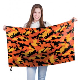 Флаг 3D с принтом Fashion camouflage в Кировске, 100% полиэстер | плотность ткани — 95 г/м2, размер — 67 х 109 см. Принт наносится с одной стороны | 