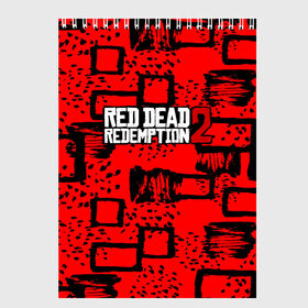 Скетчбук с принтом red dead redemption 2 в Кировске, 100% бумага
 | 48 листов, плотность листов — 100 г/м2, плотность картонной обложки — 250 г/м2. Листы скреплены сверху удобной пружинной спиралью | game | red dead | red dead redemption 2 | redemption 2 | rockstar games | бандиты | дикий запад | игры | ковбои | оружие