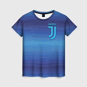 Женская футболка 3D с принтом Juventus new uniform в Кировске, 100% полиэфир ( синтетическое хлопкоподобное полотно) | прямой крой, круглый вырез горловины, длина до линии бедер | club | football | juventus | белый | италия | клуб | форма | черный | ювентус