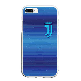 Чехол для iPhone 7Plus/8 Plus матовый с принтом Juventus new uniform в Кировске, Силикон | Область печати: задняя сторона чехла, без боковых панелей | club | football | juventus | белый | италия | клуб | форма | черный | ювентус