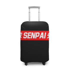 Чехол для чемодана 3D с принтом СЕМПАЙ - SENPAI в Кировске, 86% полиэфир, 14% спандекс | двустороннее нанесение принта, прорези для ручек и колес | ahegao | anime | kawai | kowai | oppai | otaku | senpai | sugoi | waifu | weeaboo | yandere | аниме | ахегао | вайфу | виабу | каваи | ковай | культура | отаку | сенпай | сугои | тренд | яндере