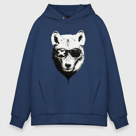 Мужское худи Oversize хлопок с принтом wolf with glasses в Кировске, френч-терри — 70% хлопок, 30% полиэстер. Мягкий теплый начес внутри —100% хлопок | боковые карманы, эластичные манжеты и нижняя кромка, капюшон на магнитной кнопке | Тематика изображения на принте: wolf | волк | волк в очках | голова | животное | животное в очках | зверь. | мода | модное | очки | пес | собака | хипстер