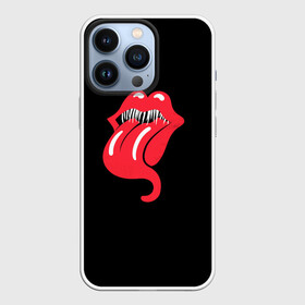 Чехол для iPhone 13 Pro с принтом Monsters Kiss в Кировске,  |  | Тематика изображения на принте: halloween | jagger | lips | mick | monster | rock | rolling | stones | tongue | tooth | вольные | губы | джаггер | зубы | камни | катящиеся | мик | монстер | рок | странники | хеллоуин | хэллоуин | язык