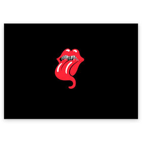 Поздравительная открытка с принтом Monsters Kiss в Кировске, 100% бумага | плотность бумаги 280 г/м2, матовая, на обратной стороне линовка и место для марки
 | Тематика изображения на принте: halloween | jagger | lips | mick | monster | rock | rolling | stones | tongue | tooth | вольные | губы | джаггер | зубы | камни | катящиеся | мик | монстер | рок | странники | хеллоуин | хэллоуин | язык